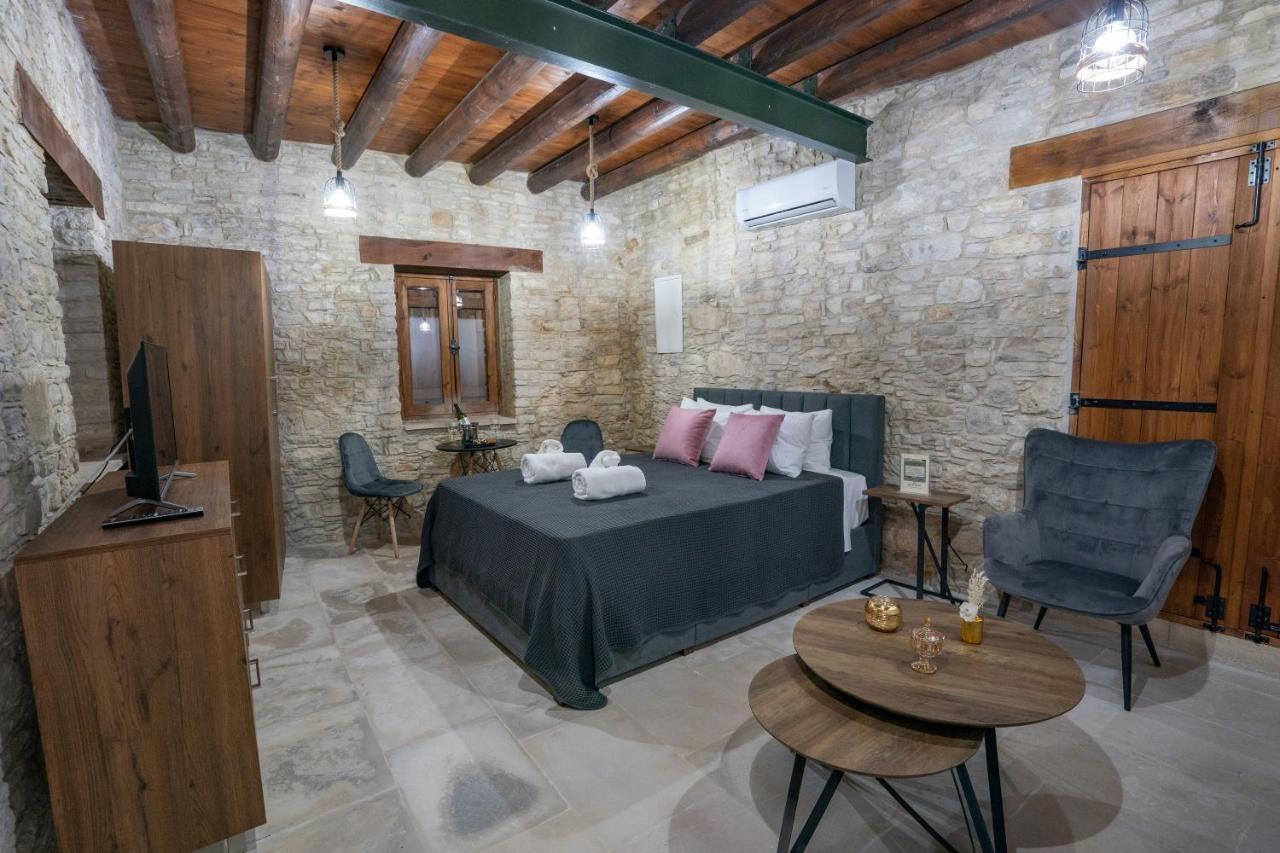 Eidyllio Luxury Suites Omodos Eksteriør bilde